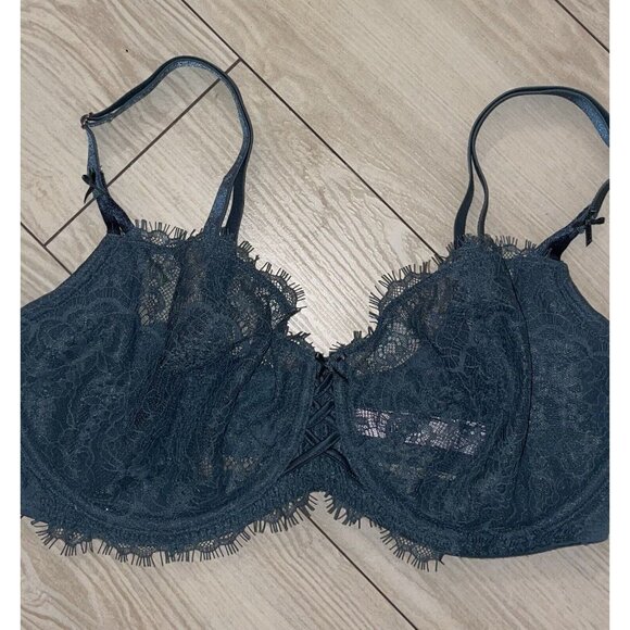 Victorias Secret Dream Angels Push Up Without Padding Bra Lace UW Womens 36DD - Picture 3 of 6